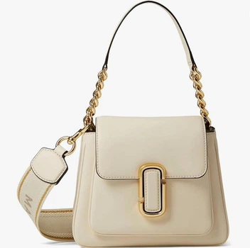 Сумка через плечо Marc Jacobs The Mini Chain Satchel Ivory белая