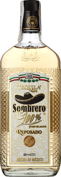 Текіла Sombrero Reposado 100% Puro de Agave 0.7 л 38% (7501054836636)