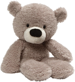 М'яка іграшка Gund Fuzzy Ведмедик Сірий 34 см (0028399101528)