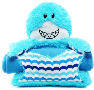 М'яка іграшка Popillows Акула Блакитна 55 см (0840060204372)