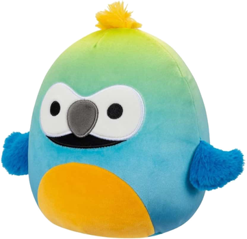 Плюшевий папуга Squishmallows Жовто-блакитний 19 см (0196566214132)