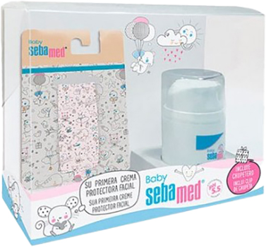 Набір Sebamed Baby Facial Захисний крем 50 мл + подарунок Chupetero (8431166242744)