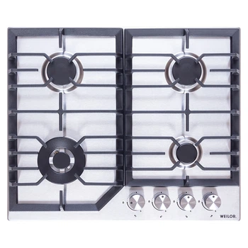 Поверхность газовая на металле WEILOR GM W 624 SS