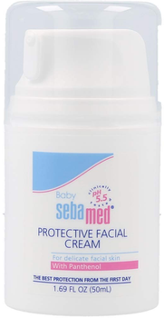 Krem ochronny do twarzy dla niemowląt Ebamed Baby Protective Facial Cream 50 ml (4103040180605)
