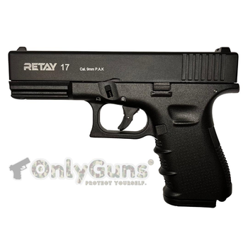 Стартовый пистолет Glock 17, Retay G17, Cигнальный пистолет под холостой патрон 9мм