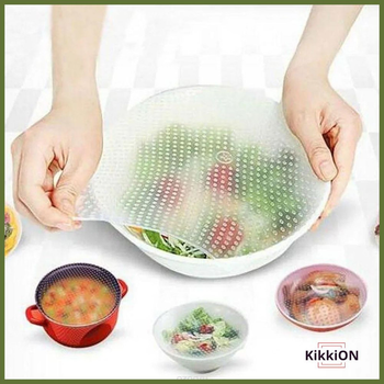 Набір плівок для продуктів Набір силіконових кришок Food Grade Silicon Харчовий силікон Квадратні (M7702000205)