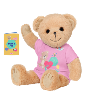 М'яка іграшка Zapf Baby Born Ведмедик у рожевому комбінезоні 36 см (4001167835609)