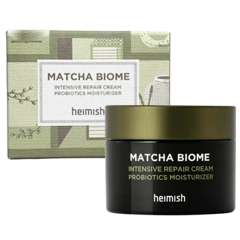Восстанавливающий веганский крем Heimish MATCHA BIOME INTENSIVE REPAIR CREAM с пробиотиками, 50 мл