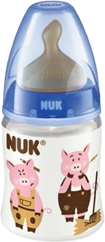 Пляшечка для немовлят Nuk Baby Bottle Erase Una Vez First Choice T1 Latex 0-6 місяців 150 мл (8430215051184)