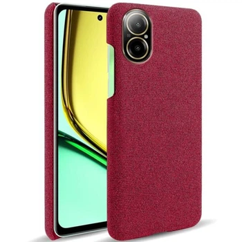 Защитный чехол KSQ Cloth Style для Realme C67 - Red