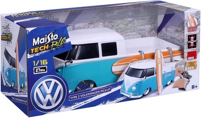 Машинка на радіоуправлінні Maisto Volkswagen Type 2 with Surf Board (0090159820789)