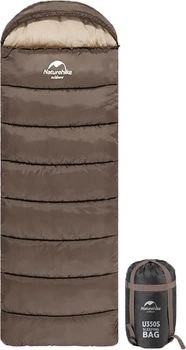 Спальник з капюшоном Naturehike U250S NH20MSD07 (0°C) правий Коричневий (6927595769294-R)