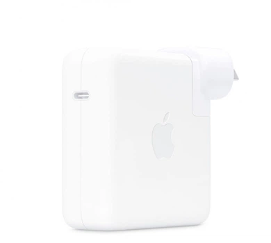 Зарядний пристрій для мабука 96W USB-C Power Adapter (MX0J2) для MacBook Pro 13/15/16 , швидка зарядка USB-C, адаптер живлення White Original (ARM60871)
