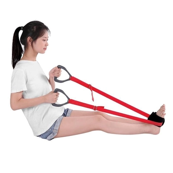 Еластичний тренувальний пояс Lesko для розтягування ніг реабілітація інсульту