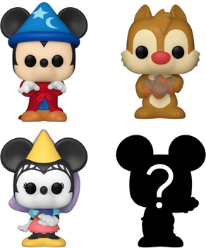 Zestaw figurek Funko Bitty Pop Disney Sorcerer Mickey Dale Princess Minnie 2.5 cm (0889698713214)