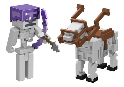 Набір фігурок Mattel Minecraft Skeleton and Trap Horse (0194735124947)