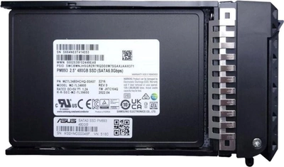 Dysk SSD ASUS Enterprise PM893 480GB 2.5" SATAIII V-NAND (TLC) (90SKH000-MM3AN0)