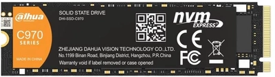 Dysk SSD Dahua C970 1TB M.2 2280 PCIe 4.0 x4 3D NAND (TLC) (DHI-SSD-C970N1TB)