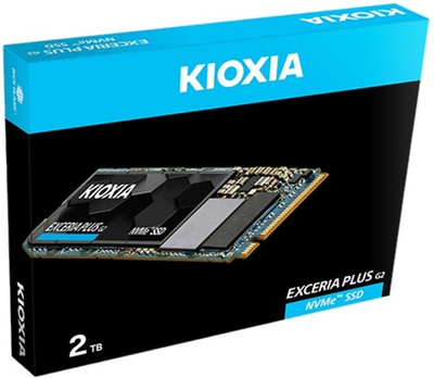 Dysk SSD KIOXIA EXCERIA PLUS G2 1TB M.2 2280 NVMe PCIe 3.0 TLC (LRD20Z001TG8)