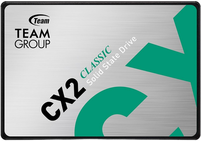 Dysk SSD Team Group CX2 2TB 2.5" SATAIII 3D NAND (TLC) (T253X6002T0C101)