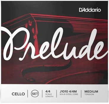 Струны для виолончели D'Addario Prelude Cello String Set 4/4 Scale Medium Tension