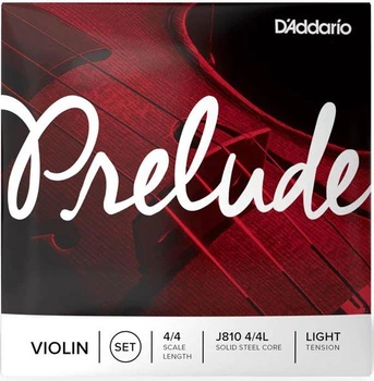 Струны для скрипки D'Addario Prelude Violin String Set 4/4 Scale Light Tension