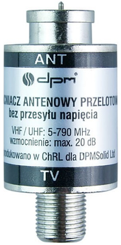Wzmacniacz antenowy DPM przelotowy 20 dB (BMWSL20) (5900672655865)