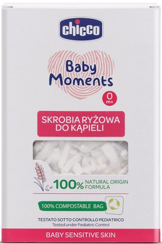 Skrobia ryżowa do kąpieli Chicco Baby Moments organiczna 0 m + 250 g (8058664129300)