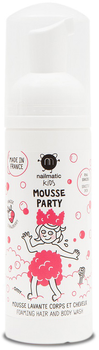 Мус для миття тіла та волосся Nailmatic Kids Mousse Party для дітей Полуниця 150 мл (3760229895876)