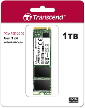SSD диск Transcend MTE220S 1ТB M.2 PCIe Gen 3.0 3D NAND (TS1TMTE220S)