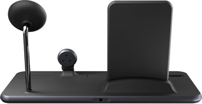 Бездротовий зарядний пристрій Zens 4-in-1 MagSafe + Watch + iPad Wireless Charging Station Black (ZEDC21B/00)