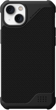 Панель UAG Metropolis LT Magsafe для Apple iPhone 14 Plus Kevlar Black (840283902154)
