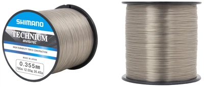 Леска Shimano Technium Invisitec 5000 м 0.255 мм 6.7 кг Bulk Серая
