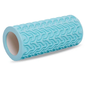 Роллер для занятий йогой и пилатесом Grid Roller FI-1470 EVA, PVC, d-14см, l-33см Мятный