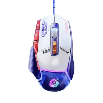 Кіберспортивна ігрова миша PHANTOM DEMON BLADE G502X дротова з RGB підсвічуванням, 12800DPI, BL+WH