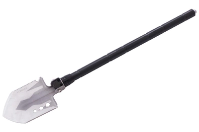 Лопата багатофункціональна Рамболд 8-в-1 M3 Чорна ручка (AB-002)