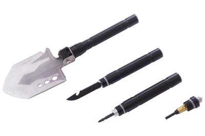 Лопата многофункциональная Рамболд 8-в-1 M3 черная ручка (AB-002)