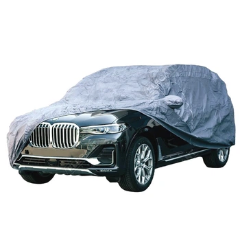 Тент автомобильный с подкладкой SUV Elegant 100 262 L Серый (480x195x155см)