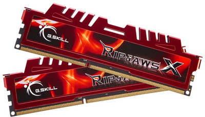Pamięć RAM G.Skill DDR3-1333 16384MB PC3-10666 Zestaw 2 x 8192 RipjawsX (F3-10666CL9D-16GBXL)