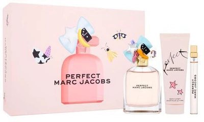 Zestaw damski Marc Jacobs Perfect Lote Woda perfumowana damska 100 ml + miniaturowa 10 ml + balsam do ciała 75 ml (3616304105036)