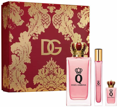 Zestaw damski Dolce & Gabanna Q By Dolce And Gabbana Woda perfumowana damska 100 ml + 10 ml + 5 ml (8057971187409)