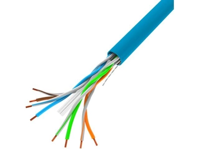 Kabel LAN Lanberg UTP 1 Gb/s 305 m CCA Niebieski (LCU6-10CC-0305-B)