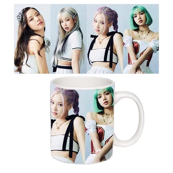 Чашка біла Блекпінк гурт Blackpink (z1411)