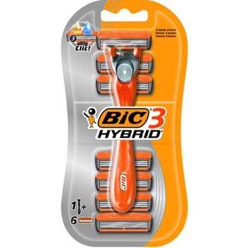 Бритва для гоління BIC Hybrid і 6 лез (3086123194014)