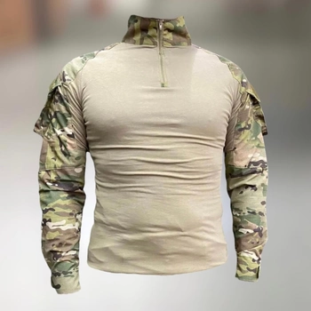 Армійська Кофта Убакс, Мультикам, розмір 3XL, з пазами під лікті, Yakeda Combat, тактична сорочка Убакс
