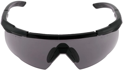 Захисні балістичні окуляри Wiley X Saber Advanced 3 лінзи (Grey/Clear/Rust) Black (9300000)