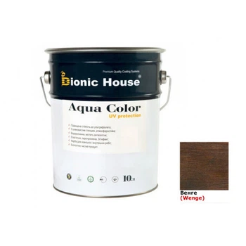 Акриловая лазурь Aqua color – UV protect Bionic House (венге)