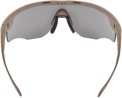 Захисні балістичні окуляри Wiley X WX Rogue Comm 3 лінзи (Grey/Clear/Rust) Tan (9300003)