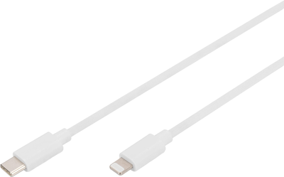 Kabel Digitus USB Type-C - Lightning 2 m White (DB-600109-020-W)