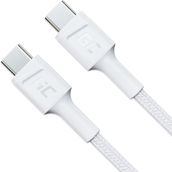 Kabel Green Cell USB Type-C 1.2 m White (5904326373433)